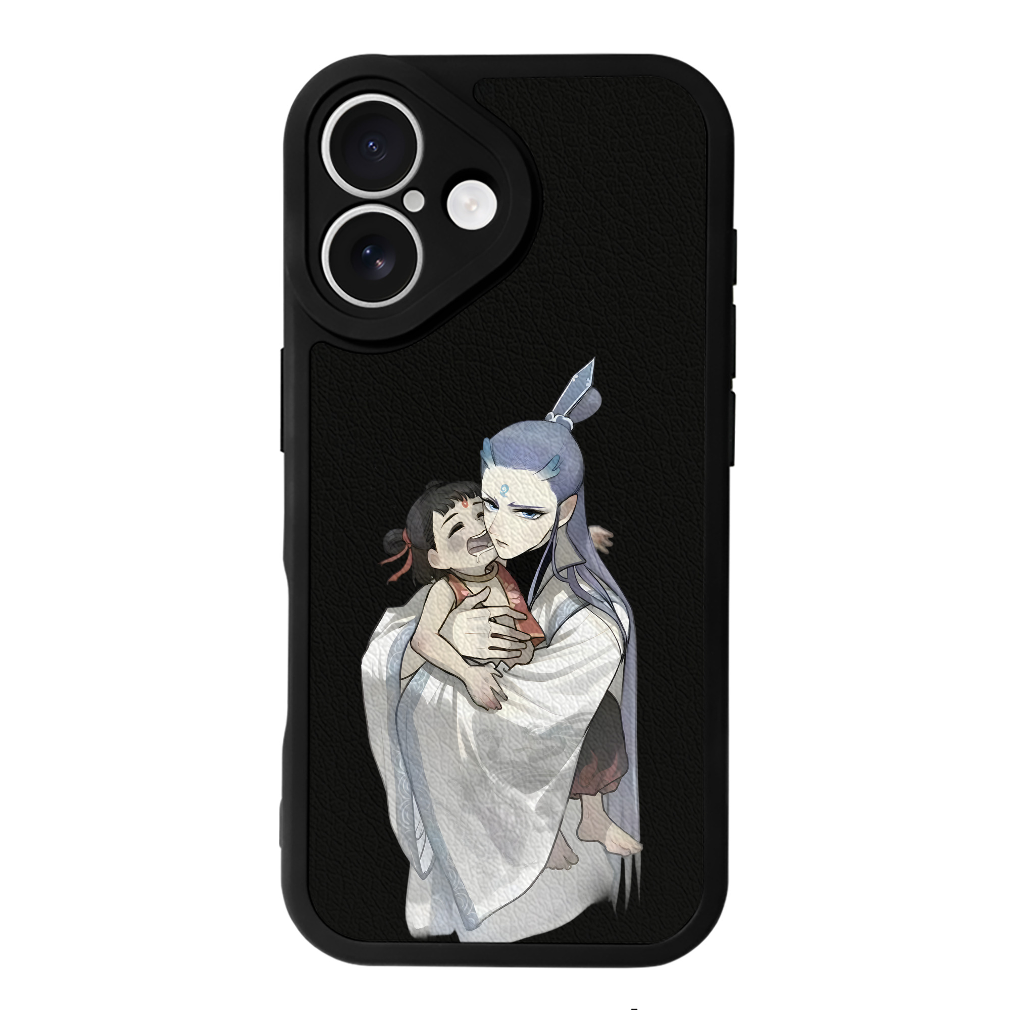 （画像用） Ne Zha 2 ナタ 魔童の大暴れ 【iPhone 16シリーズ対応】シリコンスマホケース（レザー調） 材質：シリコン